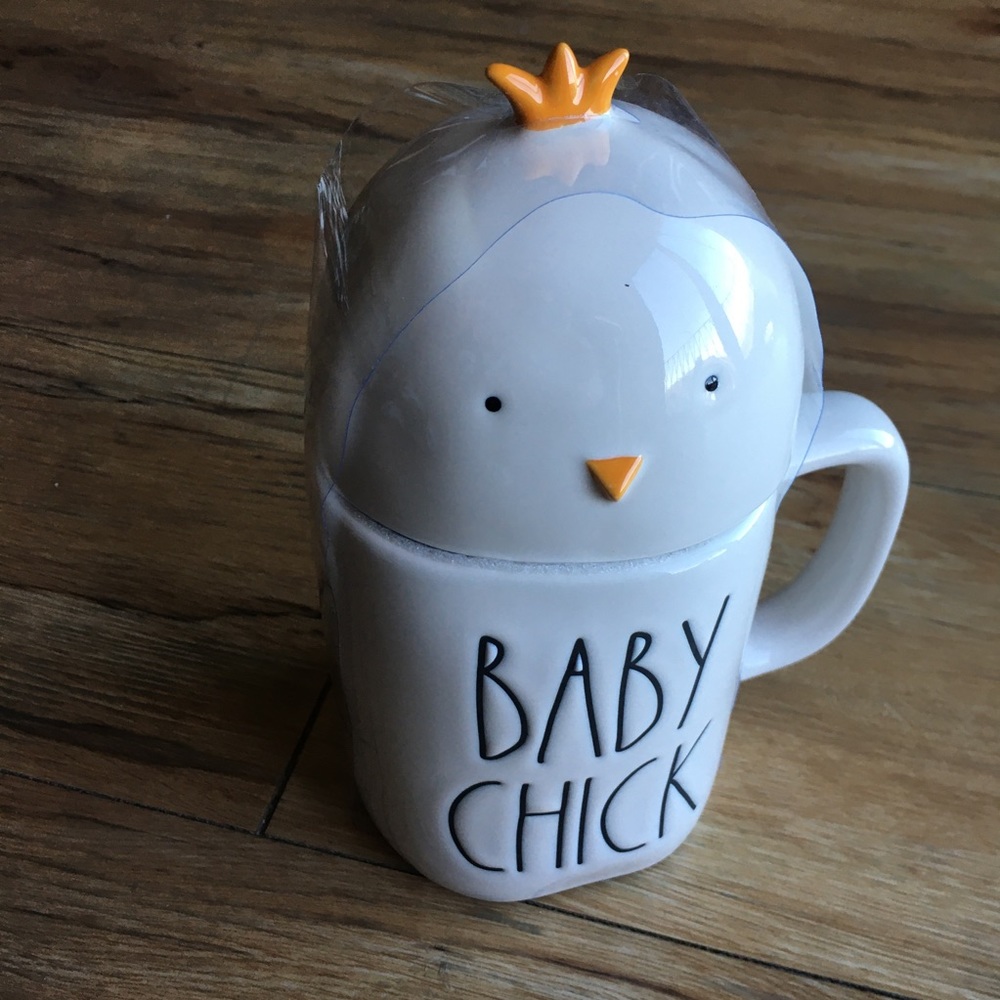 New Rae Dunn Baby Chick Mommy Shark Mug w/ Lid Set - Picture 2 of 11